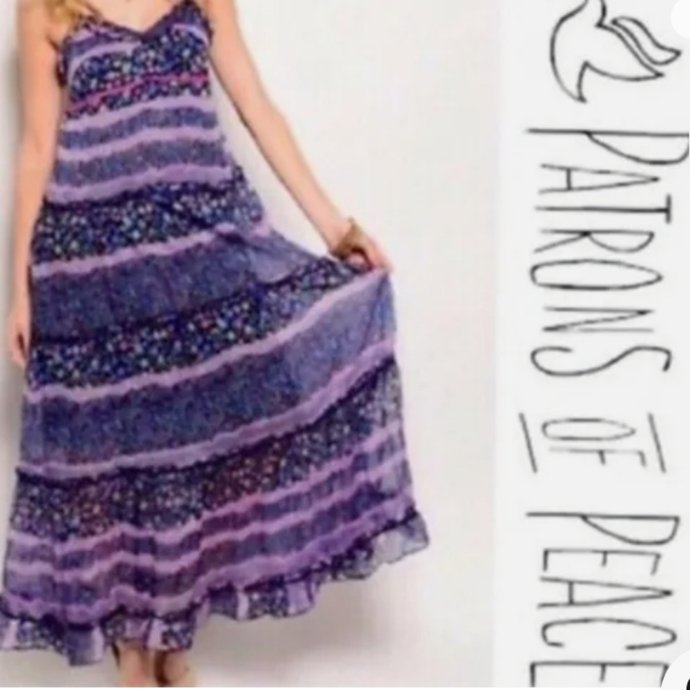 Patrons of peace floral maxi dress